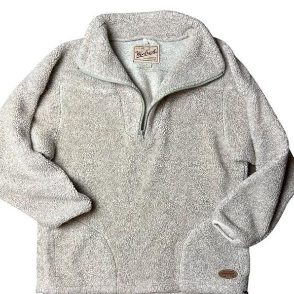 Woolrich Women's Fleece Quarter Zip Pullover Size Small - Picture 6 of 11